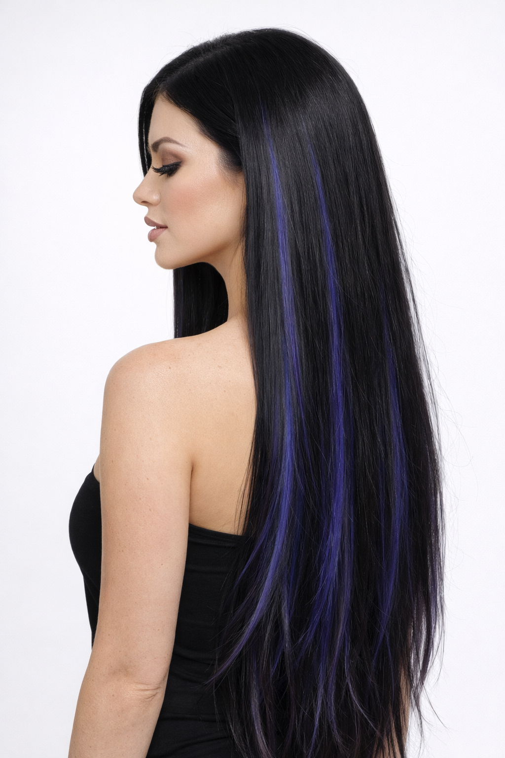 Clip-In Extensions - Crown Violet
