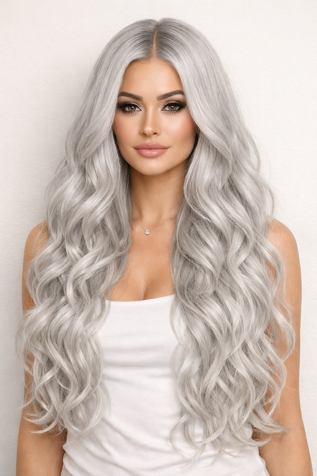 Clip-In Extensions - Silver Crown
